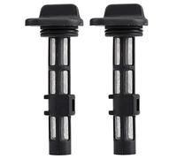 Filtro Olio Motore per Mini Motocoltivatore Raffreddato ad Aria, 2 Pezzi, Plastica ABS, Nero, 9.6x4x1.5cm