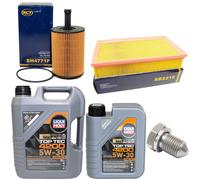Filtro Olio Motore Set 5W-30 6 litri. + Tappo scarico olio per VW Vans V 1.9 TDI