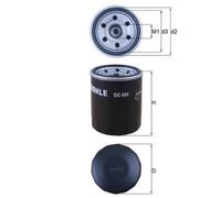Filtro olio OC 495 KNECHT per MITSUBISHI SMART