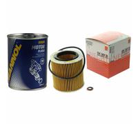 Filtro Olio Originale MAHLE / KNECHT OX 387D + SCT Pulizia Motore