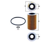 Filtro olio KNECHT OX 384D
