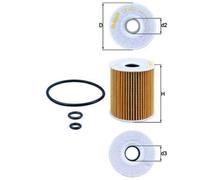 Knecht OX 422D Filtro Motore