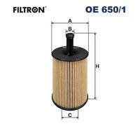 Filtro olio FILTRON OE650/1