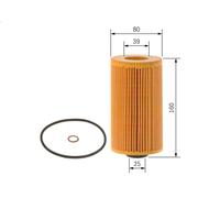 Filtro olio per BOSCH 1 457 429 141 BMW 5 (E34) 3 1988-199