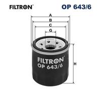 Filtro olio FILTRON OP 643/6