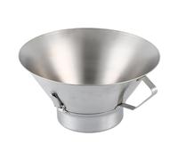 Filtro 'olio per friggere, con manico e vaschetta di raccolta per cucinare, setaccio per friggitrice e sgocciolare, preparazione del cibo, patatine fritte, pollo, pesce, carne