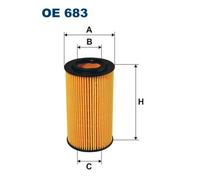 Filtro olio per HONDA ACCORD CR-V FR-V