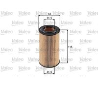 VALEO 586501 Filtro olio, Filtri motore elevati proprietà di filtrazione, durevolezza, applicazione facile e precisa