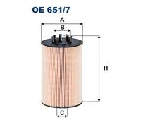 Filtro olio FILTRON OE 651/7