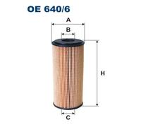 Filtro olio per MERCEDES-BENZ VANEO