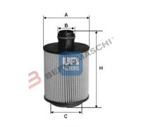 FILTRO OLIO PER MOTO SCOOTER PIAGGIO PORTER 1200 DIESEL UFI 25.061.00