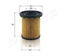 JAPANPARTS FO-ECO161 Filtro olio