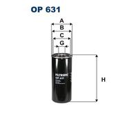 Filtro olio per OPTARE PLAXTON RENAULT TRUCKS VOLVO 7300 7500 7700 7900 8300 850