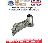 Filtro Olio & Refrigerante Alloggiamento Per Opel Astra Vectra Zafira Di 1.6 1.8