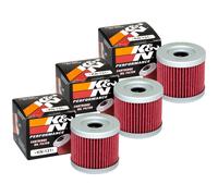 Filtro Olio Set 3 Pezzo K&N KN-131 per Suzuki Lt-Z 90 Ltz AD41A Anno 2007-2016