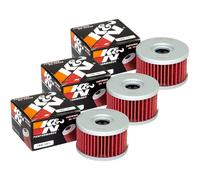 Filtro Olio Set 3 Pezzo K&N KN-137 per Sachs Suzuki Dr 650 Ls 500 Roadster 700