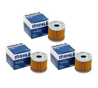Filtro Olio Set 3 Pezzo Mahle OX406 per Suzuki Lt-Z 90 AD41A Ltz Anno 2007-2016