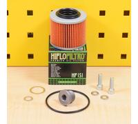 Filtro Olio Set Hiflo Guarnizioni Viti Tappo di Scarico per BMW F650 / Pezzi