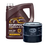 Filtro Olio SM 110 con MANNOL 7707 Formula FR SAE 5W 30 5L per Ford