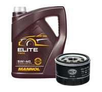 Filtro Olio SM 142, MANNOL Elite 5W 40, Kit Ispezione per Renault Nissan, 5 L