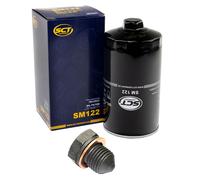 Filtro Olio SM122 + Tappo Scarico Olio per VW Lt 28-35 Bus Box 40-55 Cassone