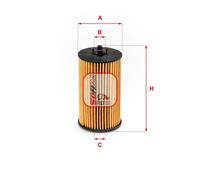 Filtro olio SOFIMA S 5225 PE per OPEL ADAM (M13) 1.2 2012-2019