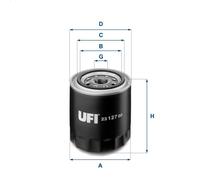 Filtro olio UFI 23.127. per VW TARO 2.2 1989-1994