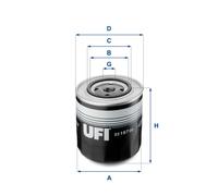 Filtro olio UFI 23.167.00