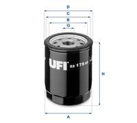 Filtro olio UFI 23.175.00