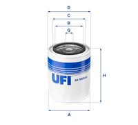 Filtro olio UFI 23.185.01 per