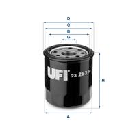 Filtro olio UFI 23.263.00 per VW KAEFER 1.6 1970-1973