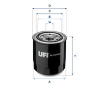 Filtro Olio UFI 23.476.00 Per TOYOTA