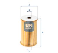 Filtro Olio UFI 25.029.00 Per SEAT, SKODA, VW