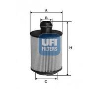 Filtro olio UFI 25.088.00 OPEL ANTARA 2.2 CDTi