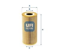 Filtro olio UFI 25.095.00 per MAN TGL I 4.58 2005-2022
