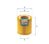 UFI 25.171.00 Filtro olio