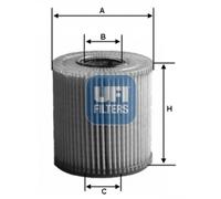 Filtro olio UFI 25.177.00 per VOLVO XC90 3.2 AWD 4x4