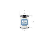 Filtro Olio UFI 25.228.00 Per FIAT