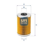 Filtro olio UFI 25.539.00 per BMW Série 7 2.8 728 i