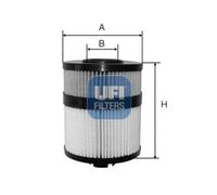 UFI 25.108.00 Filtro olio