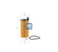 UFI Filters 25.188.00 Filtro Olio Motore per Auto