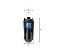 Filtro olio UFI 6508700