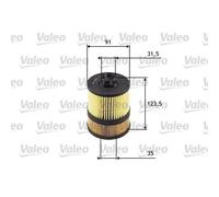 Filtro Olio Valeo 586549 per Opel Renault Saab Vauxhall