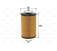 Filtro Olio VALEO 586590 Per AUDI, SEAT, SKODA, VW