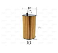 VALEO 586601 Filtro olio