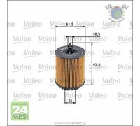 Filtro olio Valeo per ALFA ROMEO SPIDER BRERA 159 CADILLAC BLS CHEVROLET CAPTIV