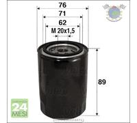 Filtro olio Valeo per ALPINE V6 ARO 240-244 CHEVROLET EPICA CITROEN BERLINGO JU