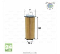 Filtro olio Valeo per BMW 7 F01 F02 F03 F04 740 730 X6 E71 E72 xDrive X5 E70 5