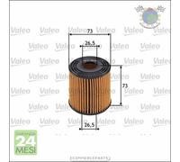 Filtro olio Valeo per NISSAN ALMERA TINO PATHFINDER II X-TRAIL PRIMERA NAVARA P