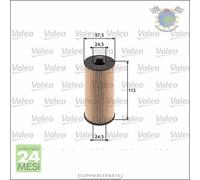 Filtro olio Valeo per NISSAN PRIMASTAR X-TRAIL QASHQAI NAVARA NV400 NV300 OPEL